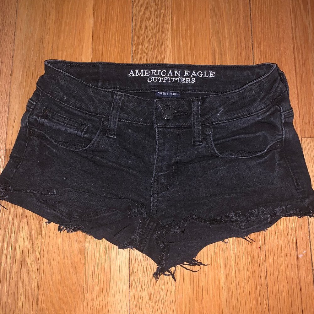 Black American Eagle Shorts